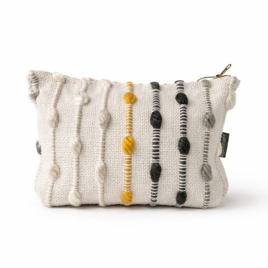 Hippie Knot Indian Jacquard Toiletry Bag