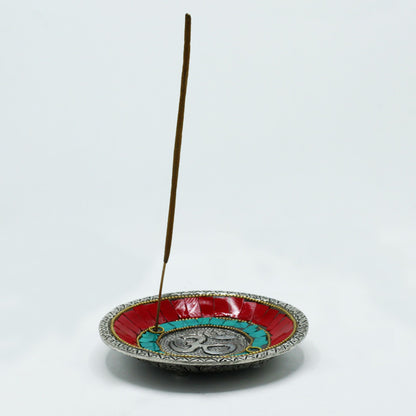 Om Tibetan Incense Holder