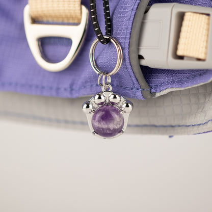 PAW - S (4-8Kg) Dog Step-in Guardian Harness with Reflective Mesh - Lavender - Amethyst Charm