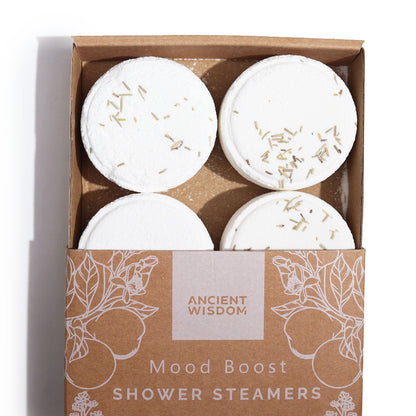 Zen Shower Steamers - Mood Boost - Therapy Wellness Gift Set
