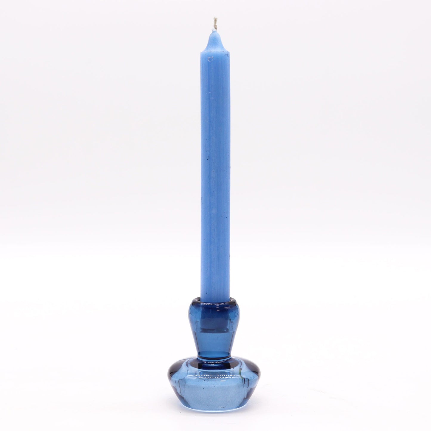 Pair of Mushroom Flip Dinner Candle / Tealight Holders - Royal Blue