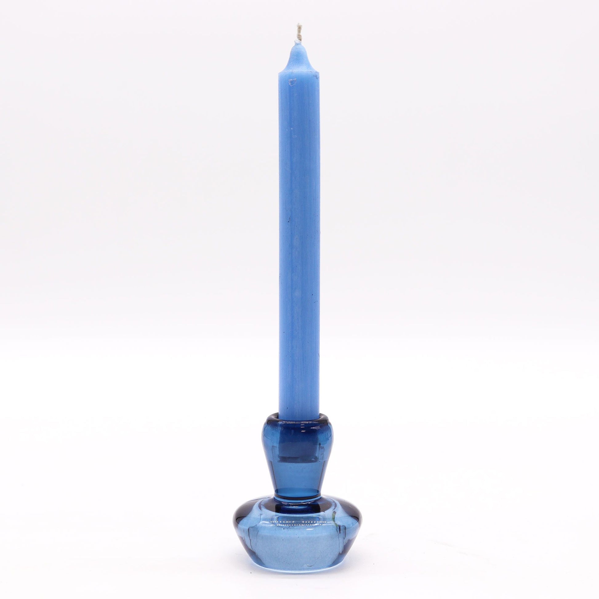 Pair of Mushroom Flip Dinner Candle / Tealight Holders - Royal Blue