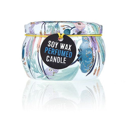 Dolly Blue Art Tin Candle - Assorted Russian Dolls Designs