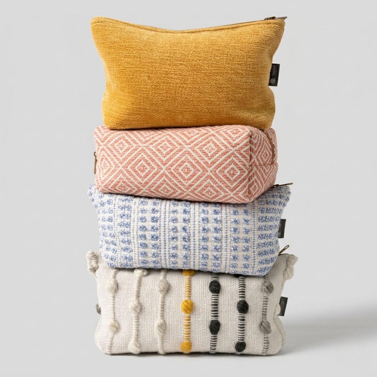 Hippie Knot Indian Jacquard Toiletry Bag