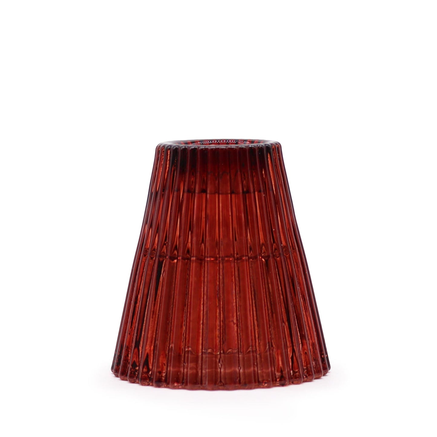 Pair of Flip Dinner Candle / Tealight Holders - Vampire Red