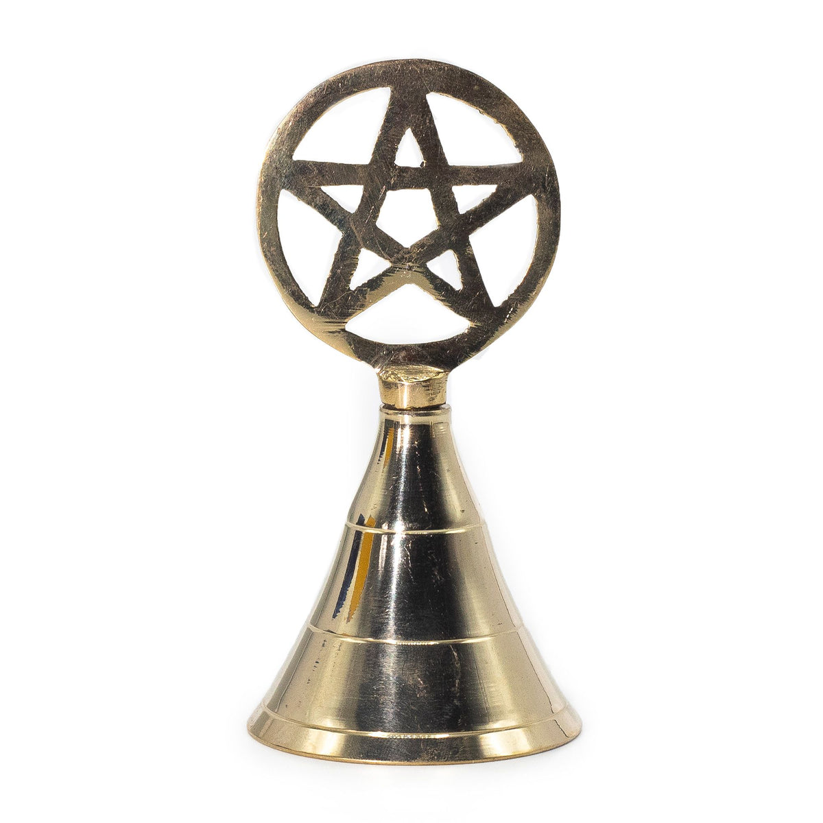 Altar Brass Bell - Pentagram - 10.5cm