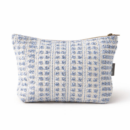Indigo Echo Indian Jacquard Toiletry Bag