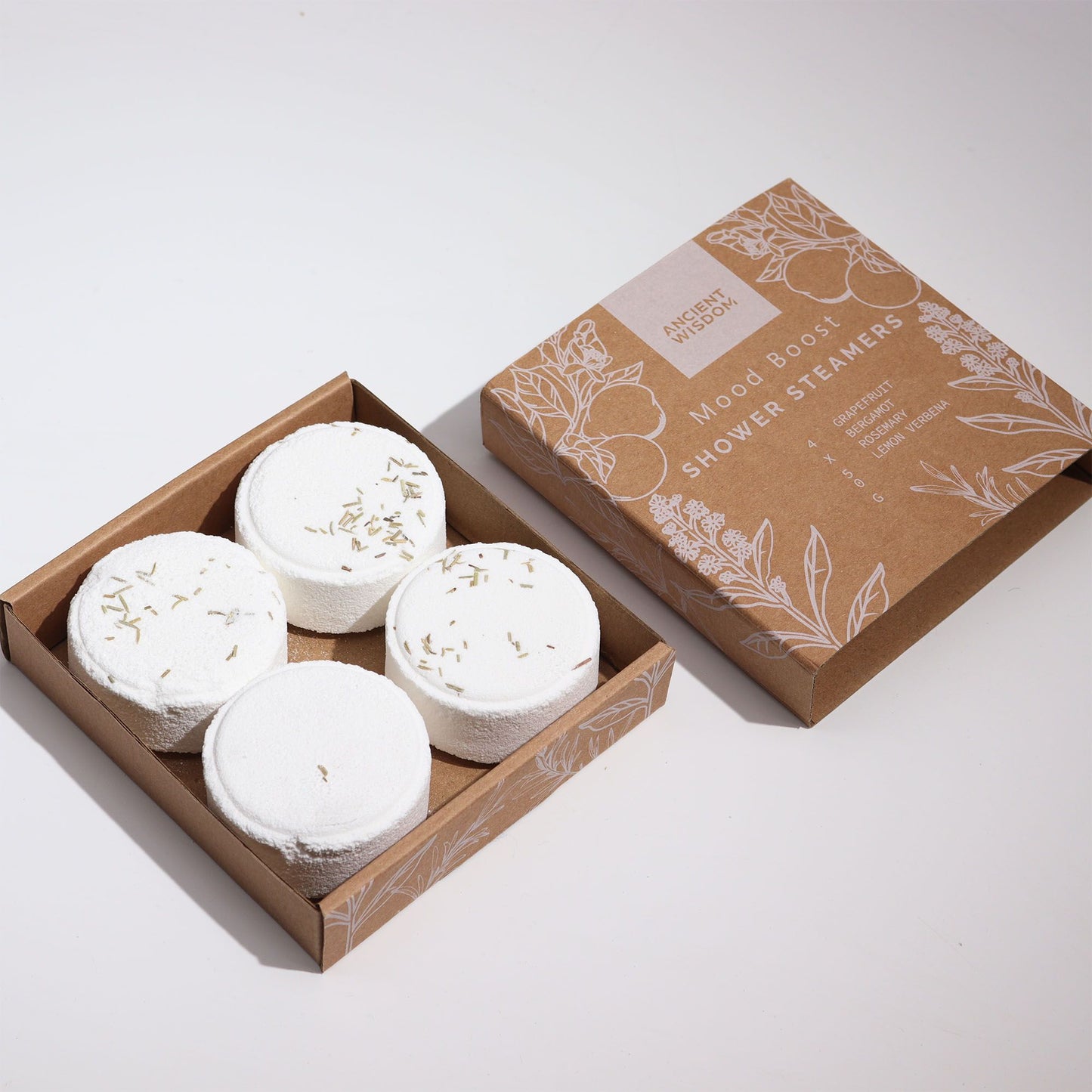 Zen Shower Steamers - Mood Boost - Therapy Wellness Gift Set