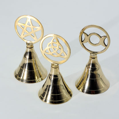 Altar Brass Bell - Triquetra - 10.5cm
