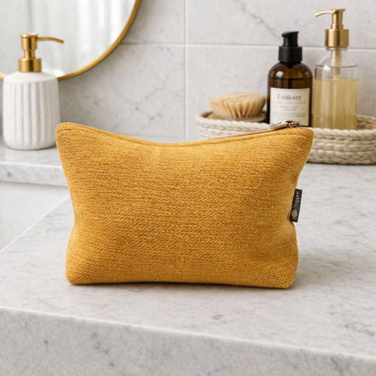 Marigold Loom Indian Jacquard Toiletry Bag