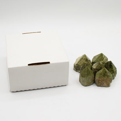 Gemstone Top Polished Points - Epidote A grade (approx 5-6 pieces)